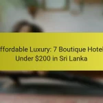 Affordable Luxury: 7 Boutique Hotels Under $200 in Sri Lanka
