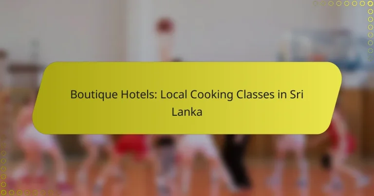 Boutique Hotels: Local Cooking Classes in Sri Lanka