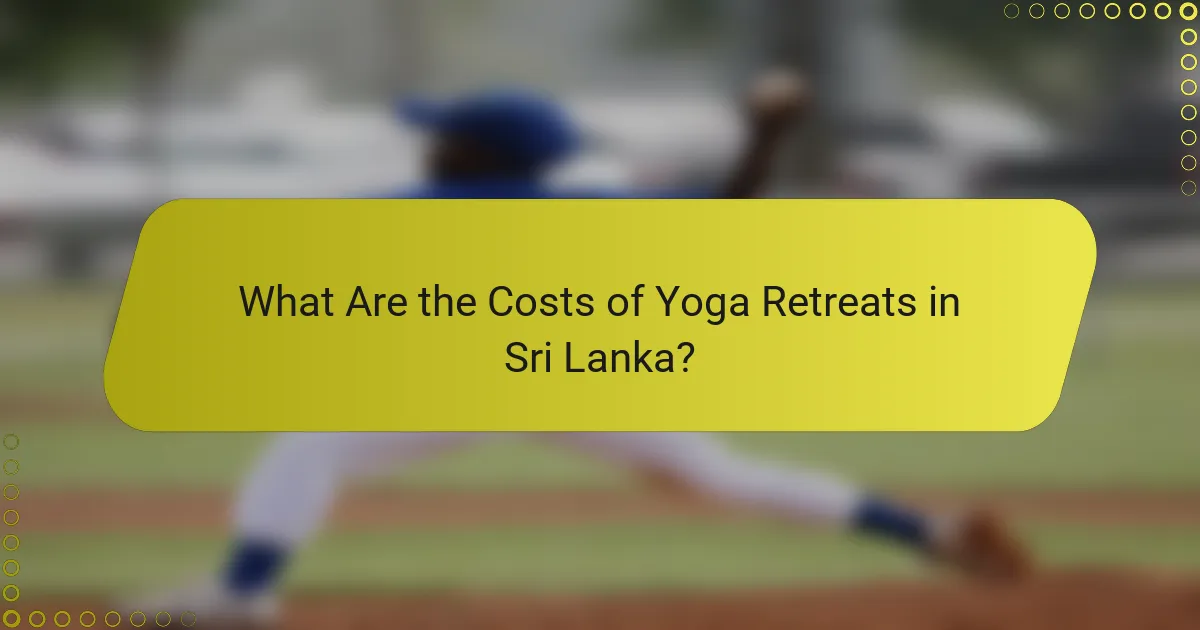 What Are the Costs of Yoga Retreats in Sri Lanka?
